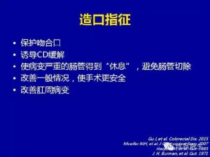 造口在克罗恩病中的应用-适应症与回纳时机